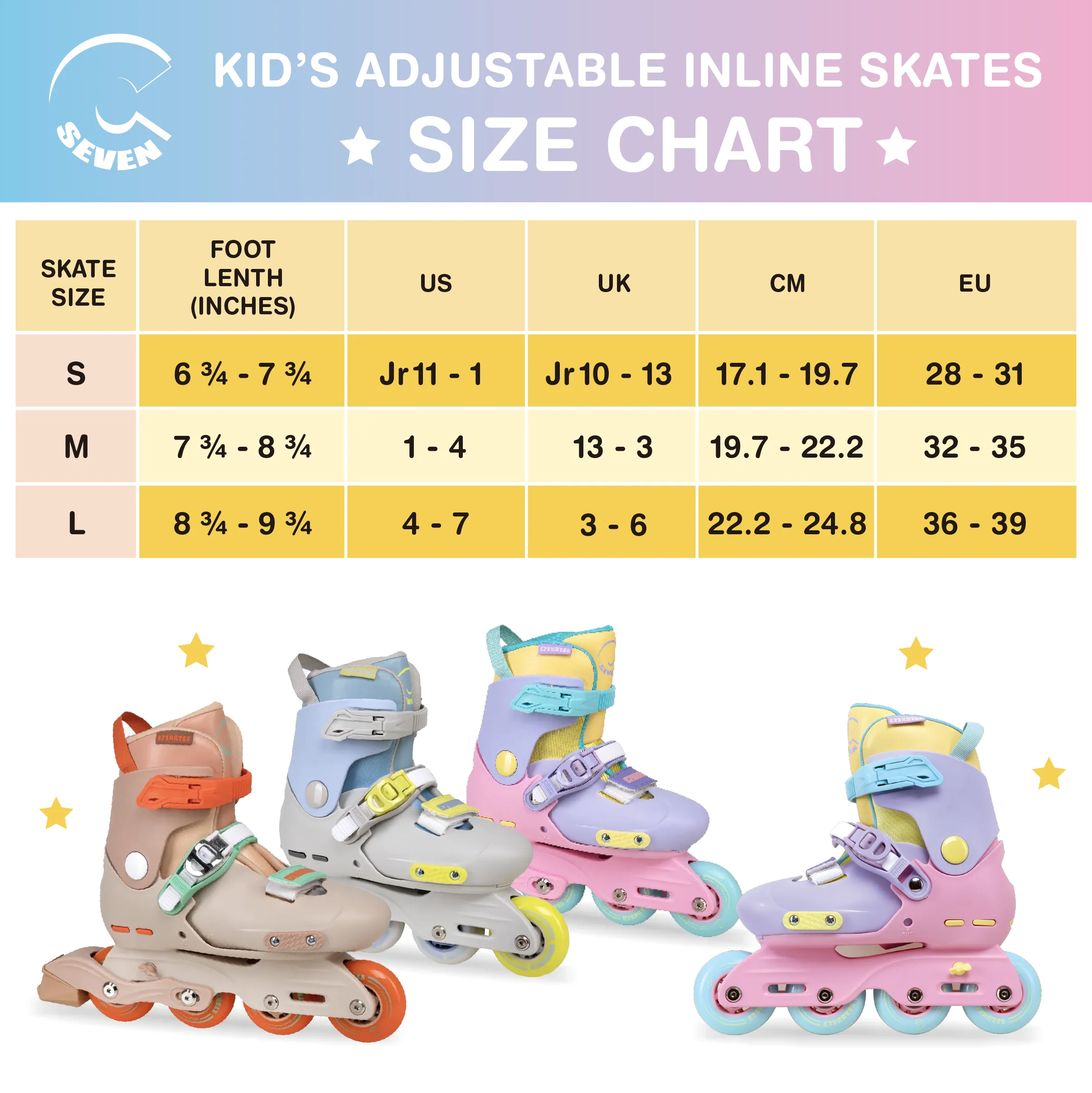 C7skates Dino Nostalgic Jr. Kid Inline Skates