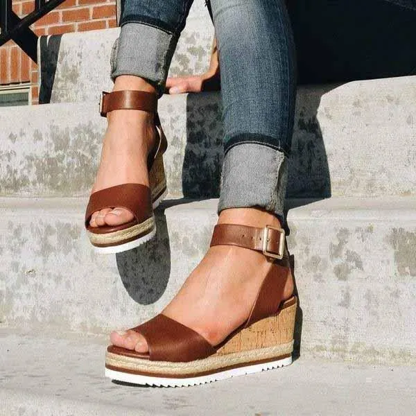 casual daily comfy wedges