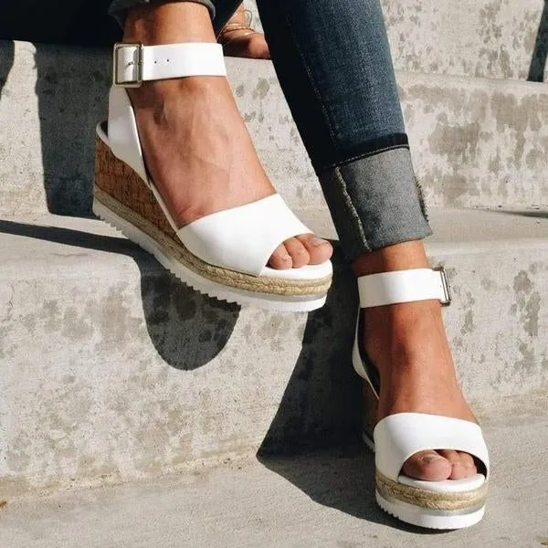 casual daily comfy wedges