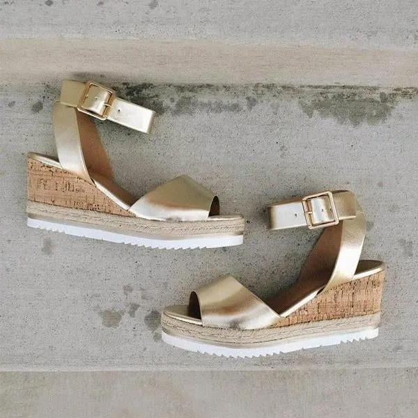 casual daily comfy wedges