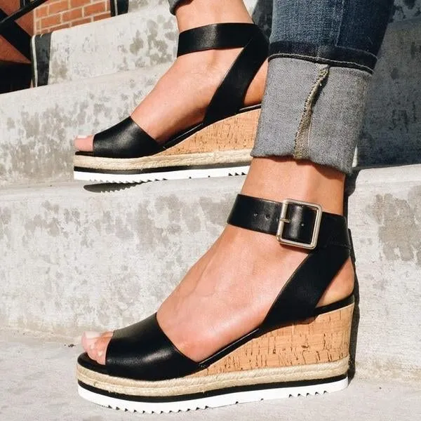 casual daily comfy wedges