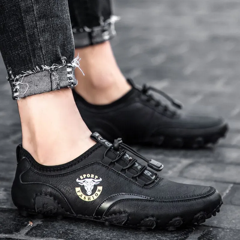 Comfortable Men's Casual Leather Shoes