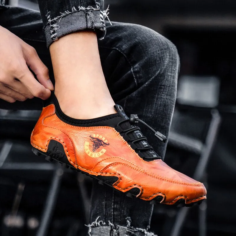 Comfortable Men's Casual Leather Shoes