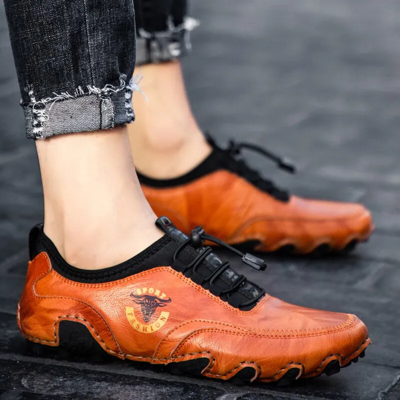 Comfortable Men's Casual Leather Shoes