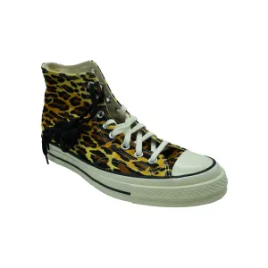 Converse Unisex Chuck 70 Hi Top Camo Leopard Print Shoes Brown Black Size 9