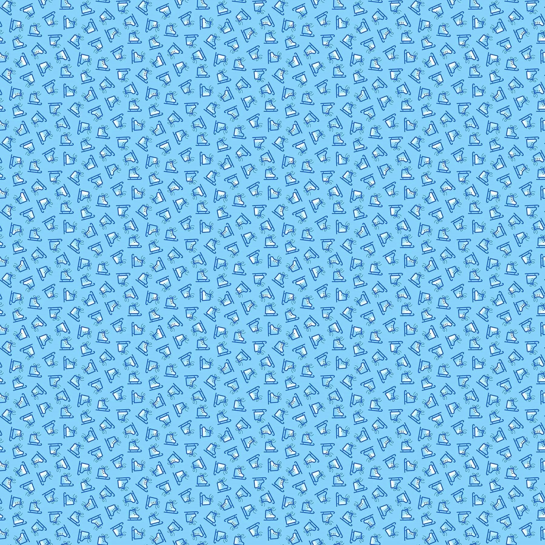Feelin' Frosty Flannel F10304-43 Blue Tossed Skates