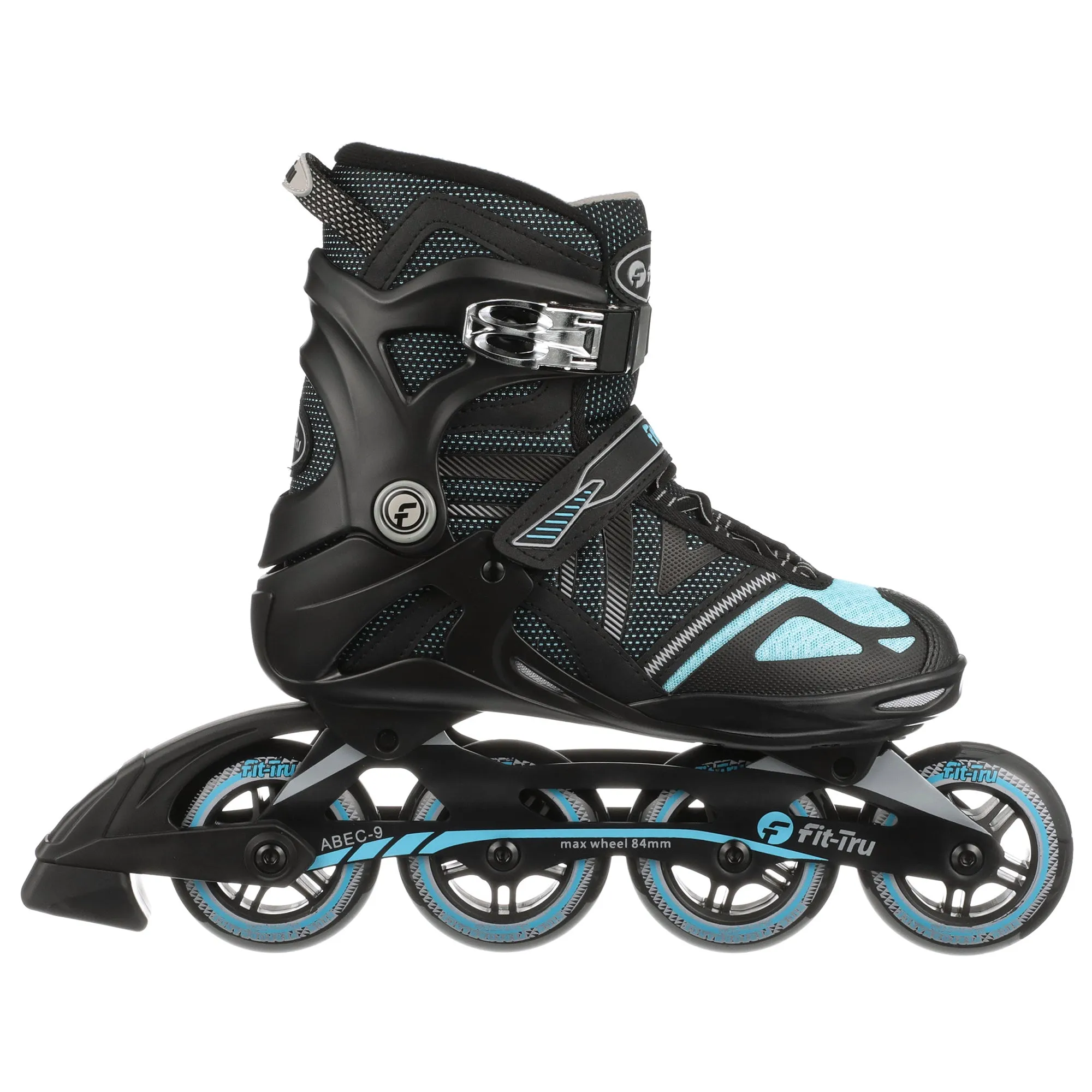 Fit-Tru Cruze 84 Blue Womens Inline Skates - (Size 7 NEW/Open Box)