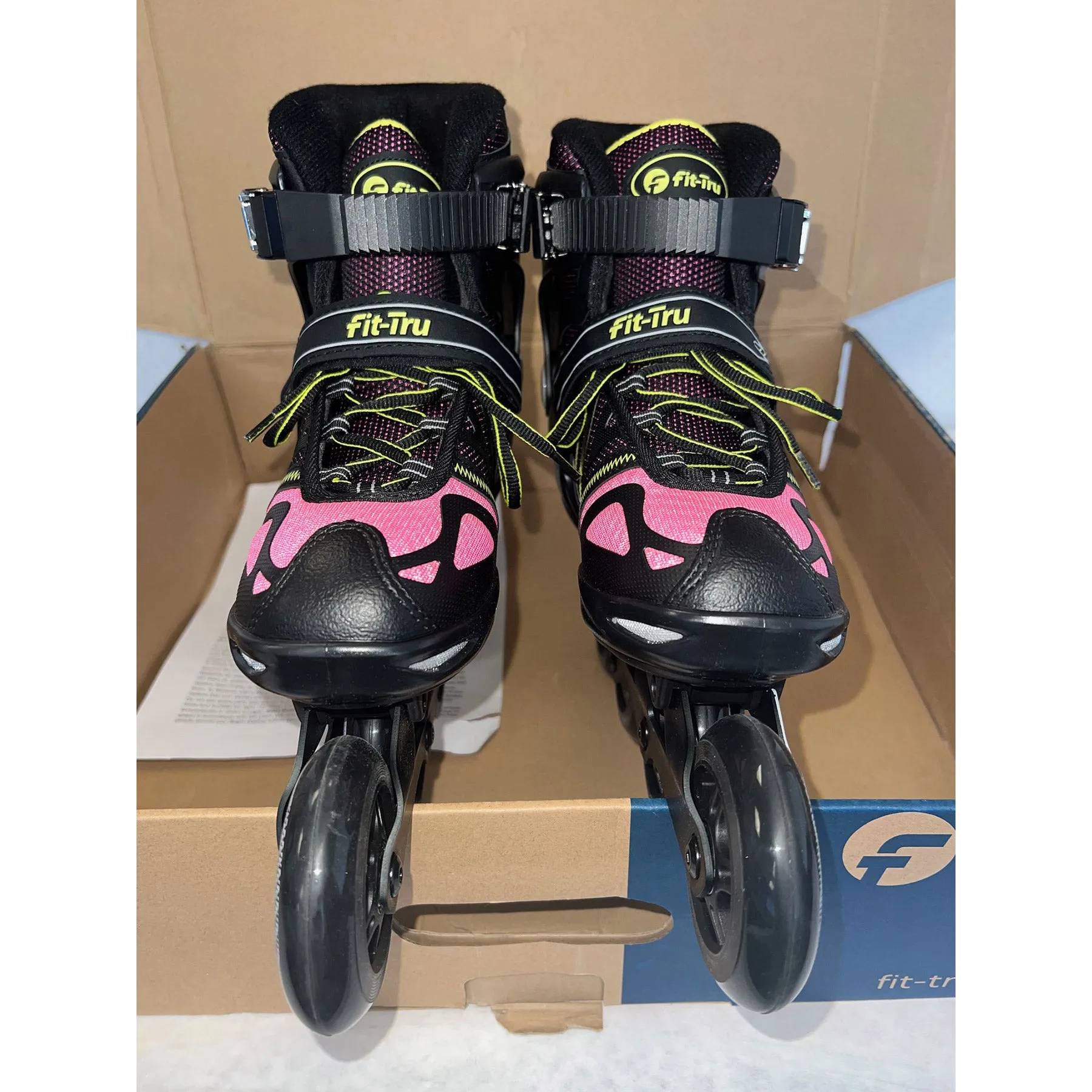 Fit-Tru Cruze 84 Pink Womens Inline Skates (Size 7 - Demo Lightly Used)
