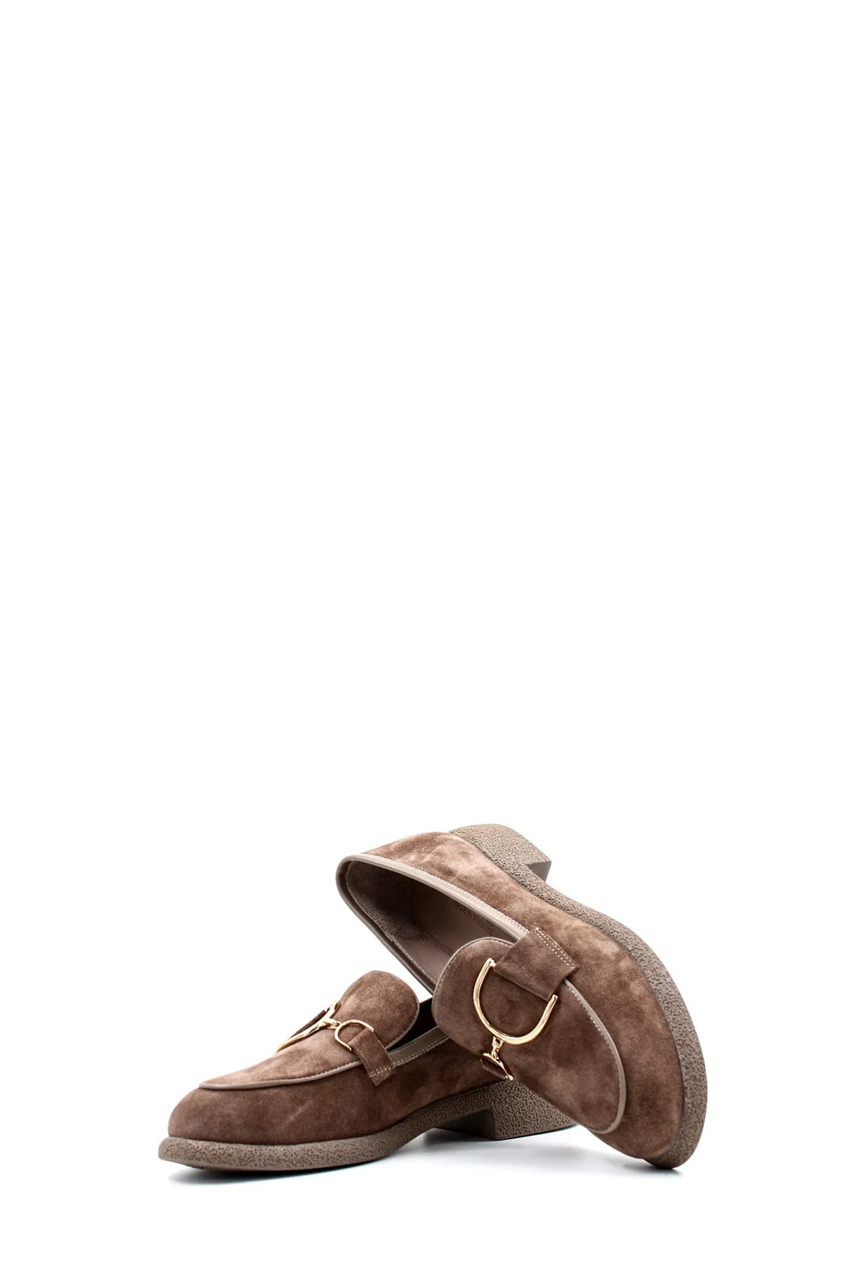 FST Genuine Leather Women's Casual Shoes 408ZA708-254 Mink Suede - Baden-Baden