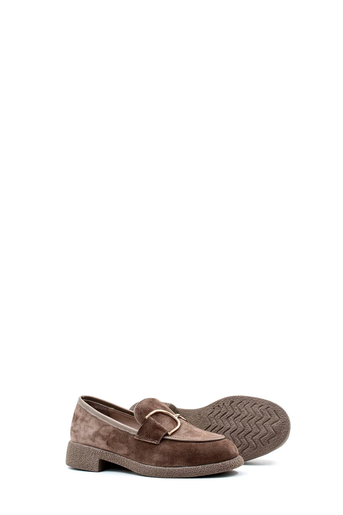 FST Genuine Leather Women's Casual Shoes 408ZA708-254 Mink Suede - Baden-Baden