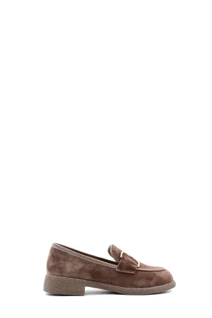 FST Genuine Leather Women's Casual Shoes 408ZA708-254 Mink Suede - Baden-Baden
