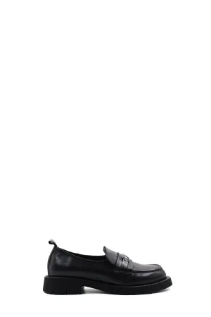 FST Genuine Leather Women's Casual Shoes 888ZA609 Black - Porirua