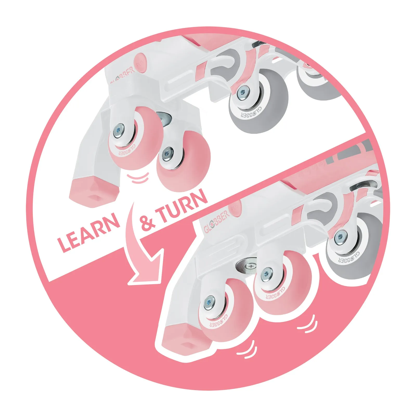 Globber Learning Inline Skates 2in1 for Kids