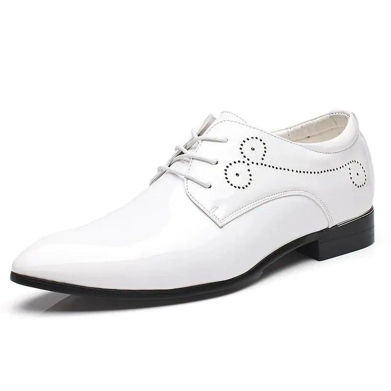 Glossy Oxford Patent Leather Shoes