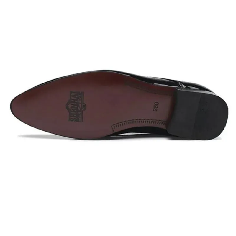 Glossy Oxford Patent Leather Shoes