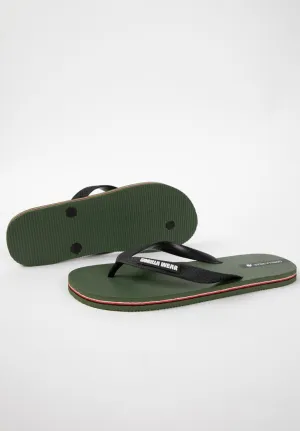 Gorilla Wear Komo Flip Flops - Army Green