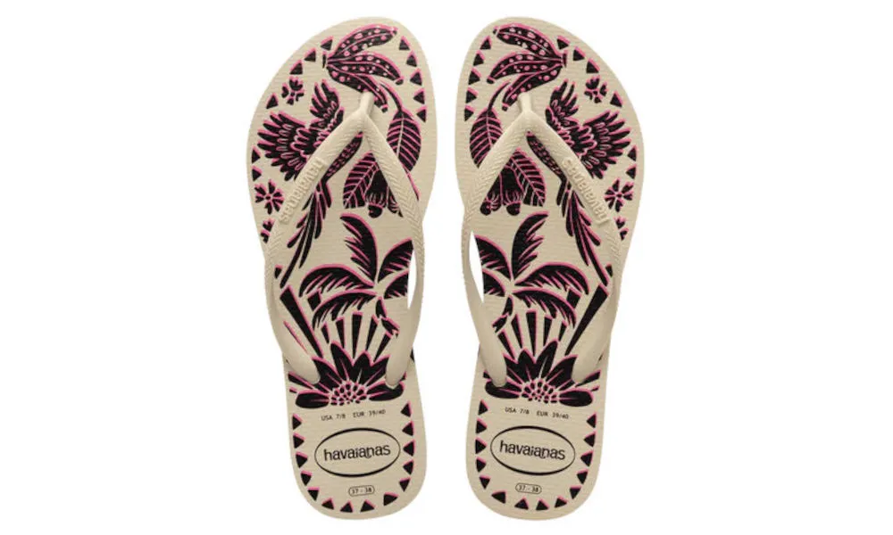 Havaianas Womens Slim Tucano Sandal Beige