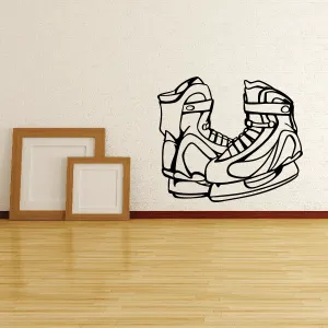 Hockey Skates Gear Equipment Player Wall Decal - Vinyl Decal - Car Decal - CDS038