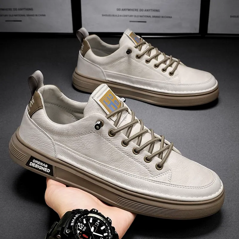 King Shop British Genuine Leather Casual Shoes