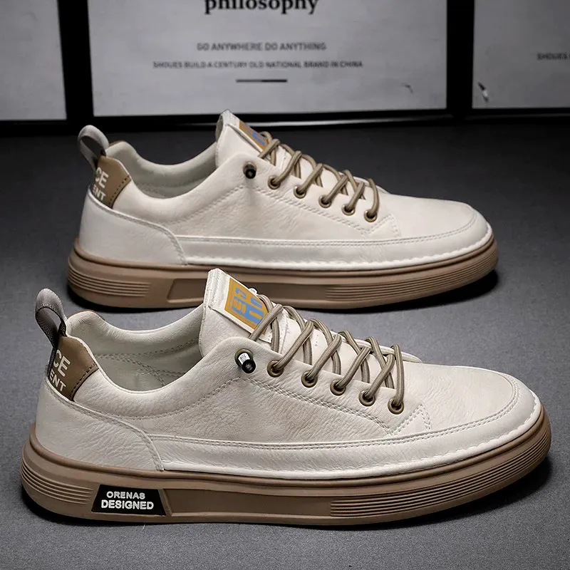 King Shop British Genuine Leather Casual Shoes