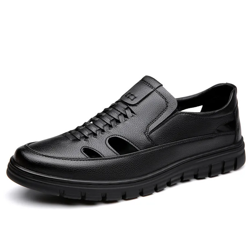 Men's Fashion Leather Sandal Shoes (In Stock)