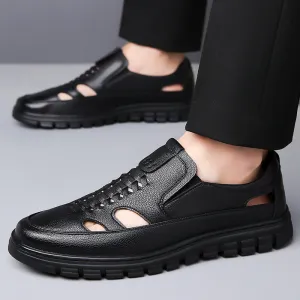 Men's Fashion Leather Sandal Shoes (In Stock)