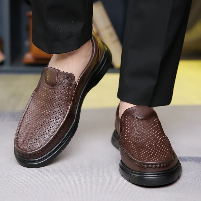 Men's Leather Business Casual Shoes