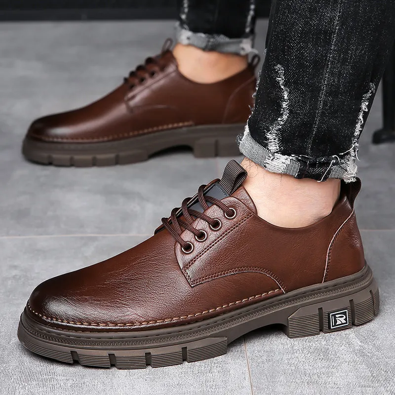 Men's Leather Work Martin Casual Shoes