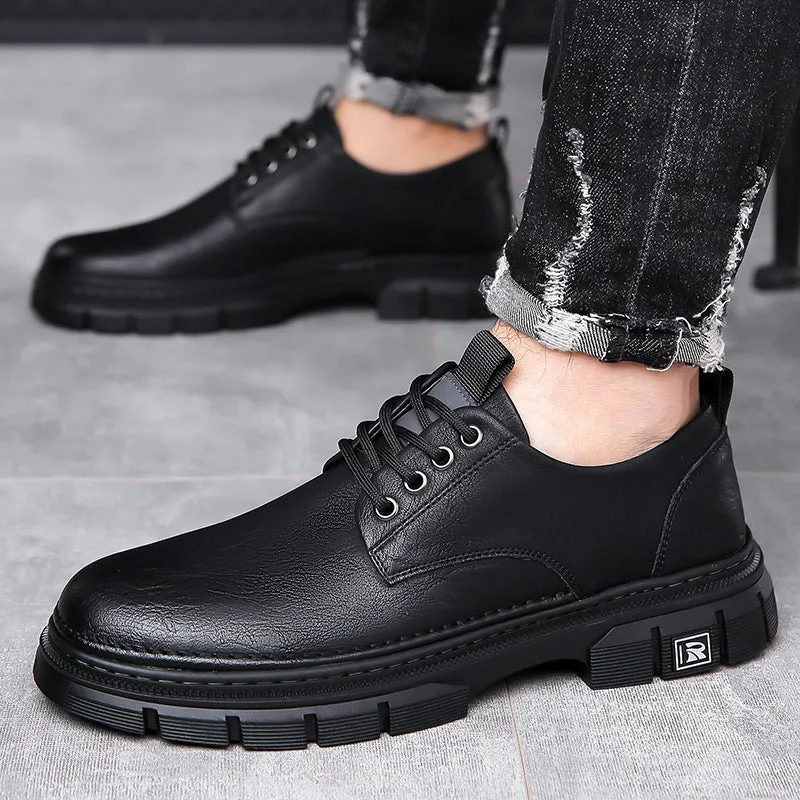 Men's Leather Work Martin Casual Shoes