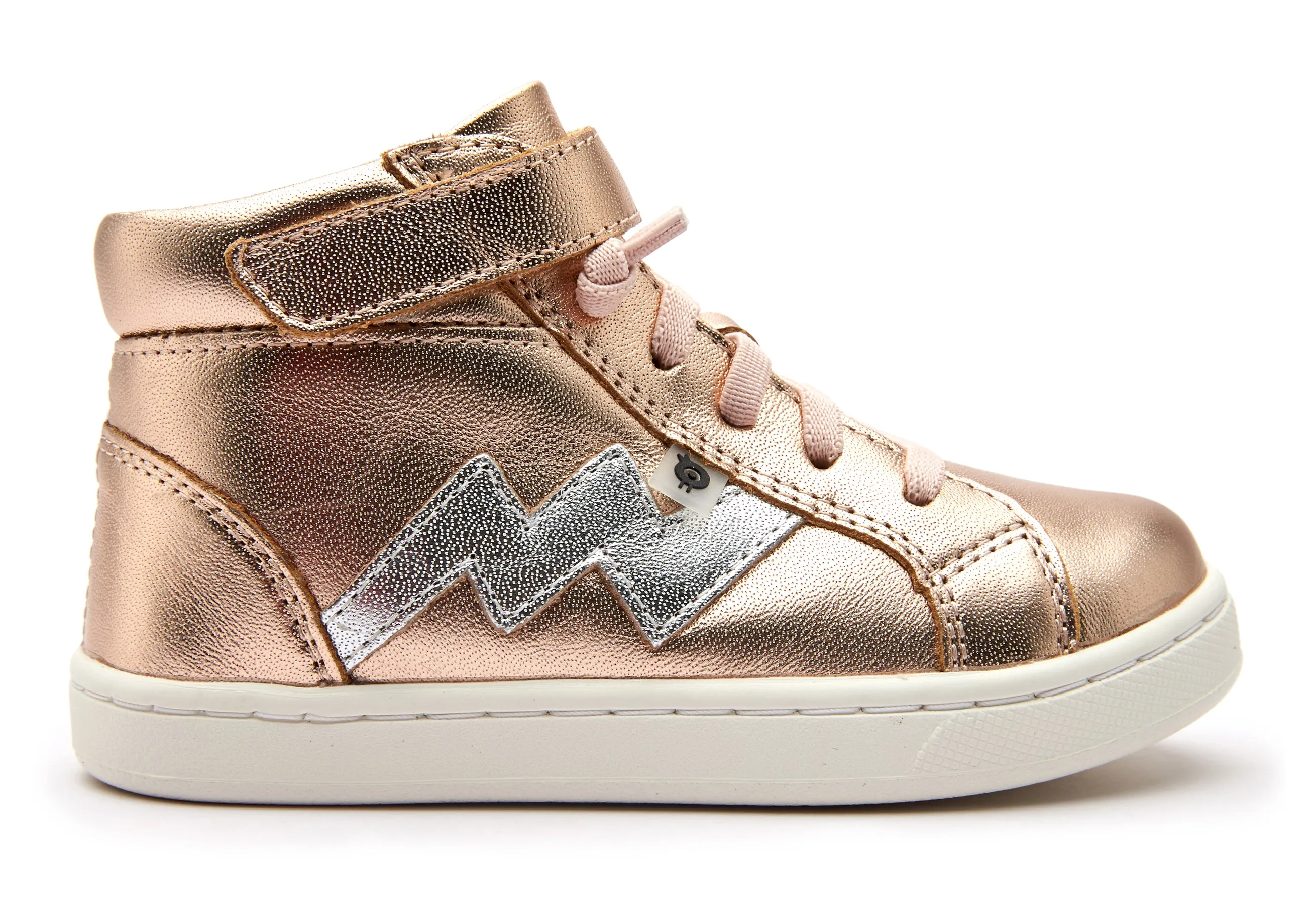 Old Soles Boy's and Girl's 6137 Bolted Hightop Sneakers - Copper/Silver
