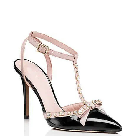 Point Toe Ankle Leather Sexy Stiletto Heel Pumps