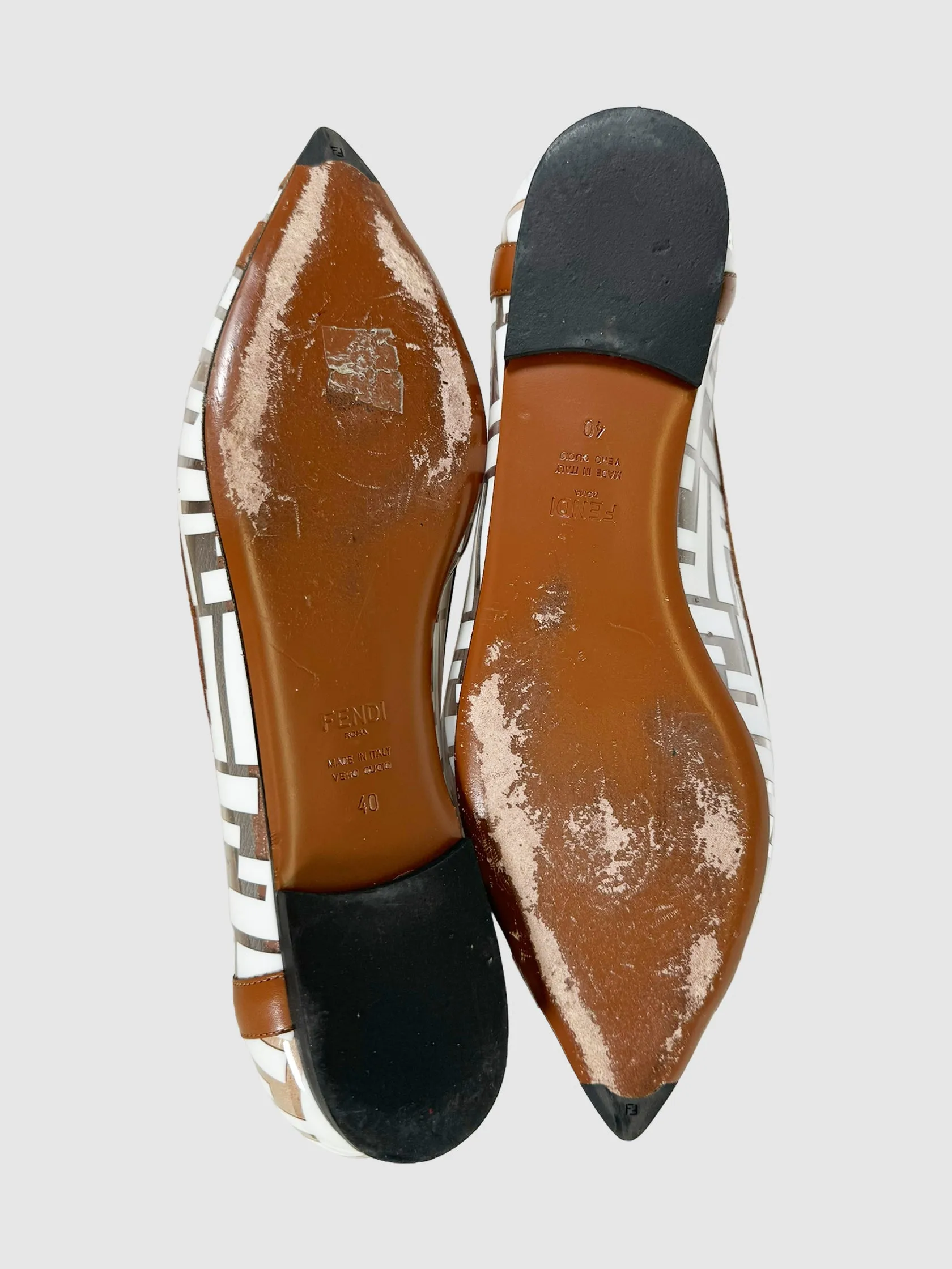 PVC Colibri FF Ballerina Flats - Size 40