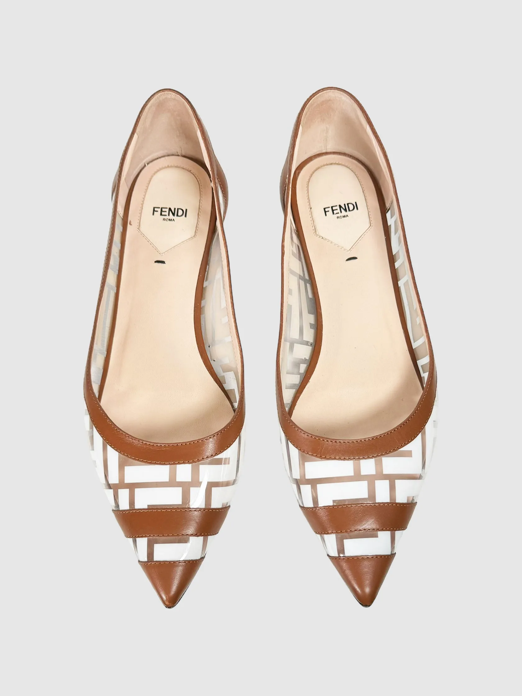 PVC Colibri FF Ballerina Flats - Size 40