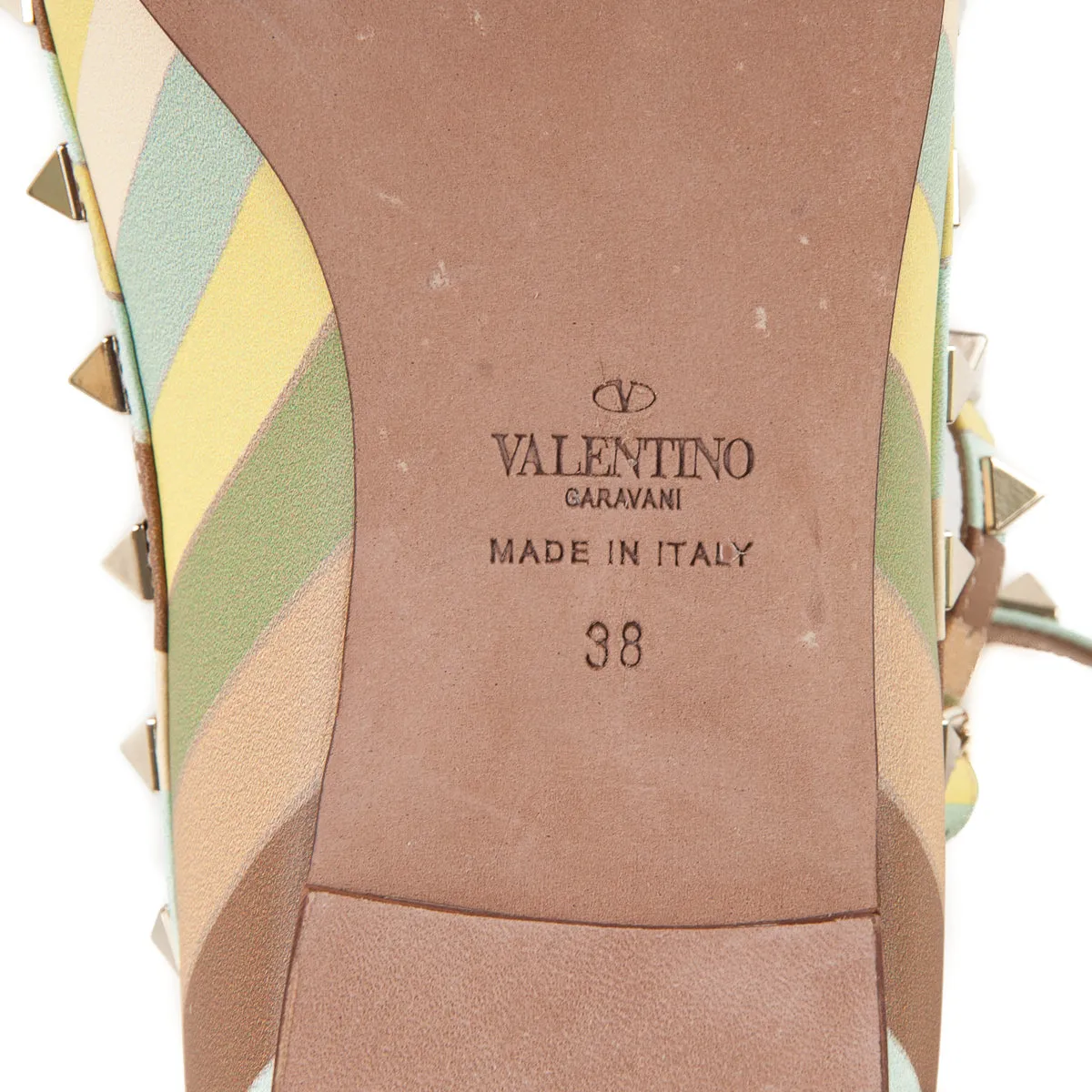 Rockstud Caged Flats Multi Color