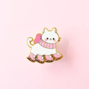 Skate Cat Pin