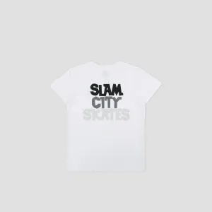 Slam City Classic Scale Logo Kids T-Shirt White