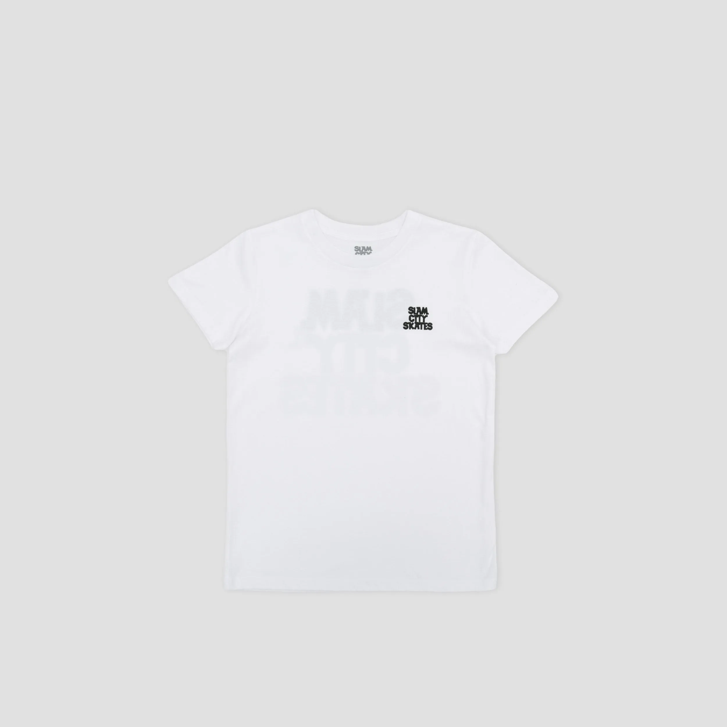 Slam City Classic Scale Logo Kids T-Shirt White