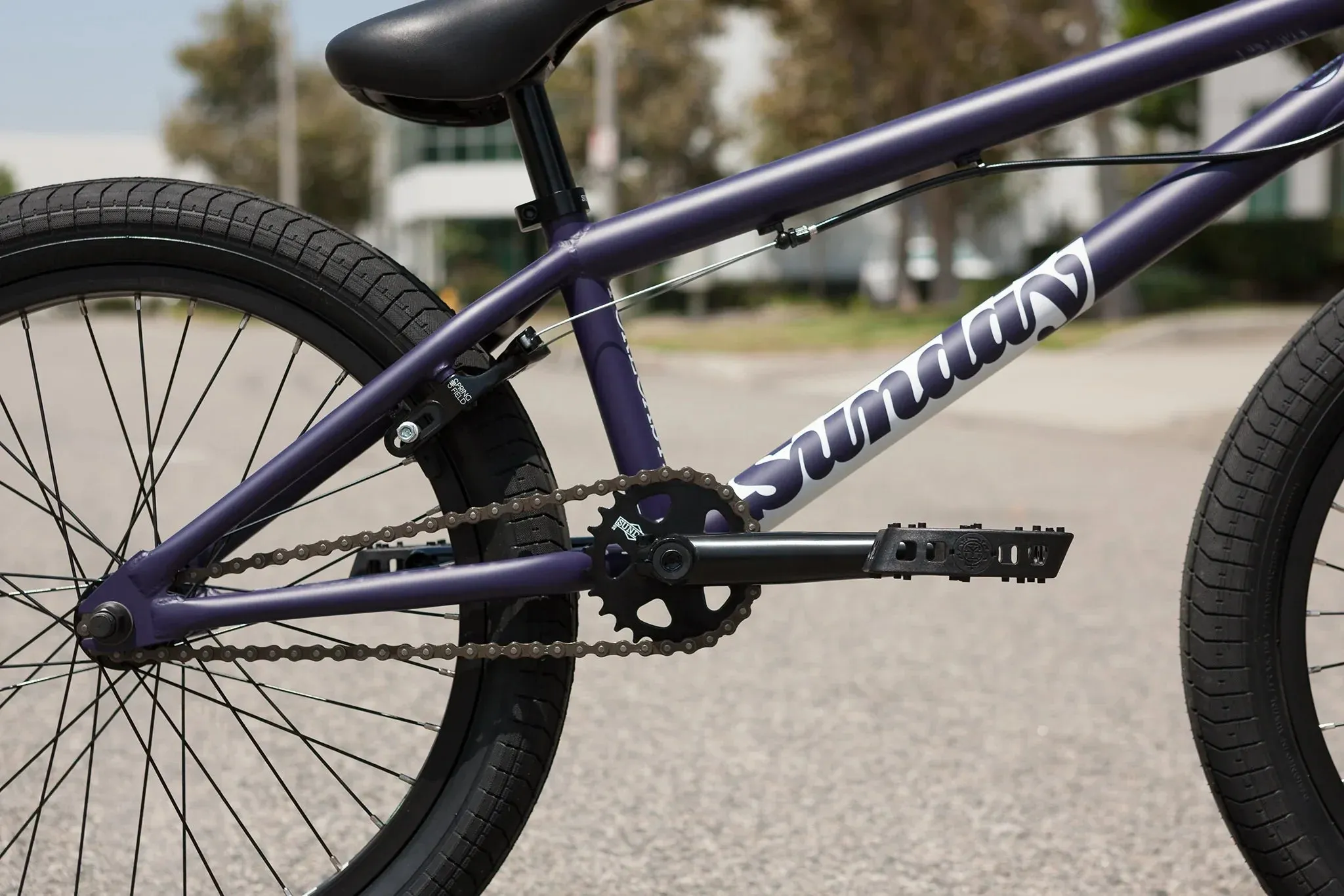 Sunday Forecaster Park Maca Perez Grasset Signature 20.5″ Complete BMX Bike - Matte Midnight Purple