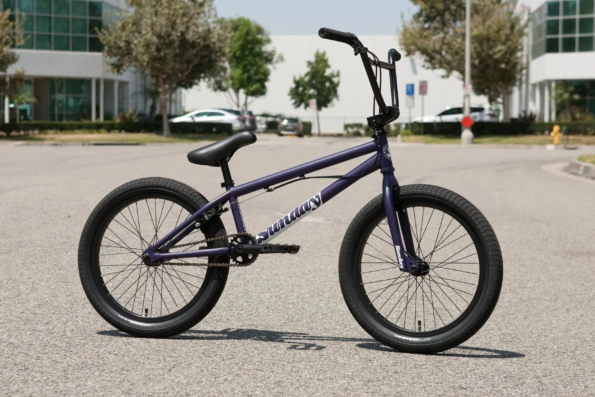 Sunday Forecaster Park Maca Perez Grasset Signature 20.5″ Complete BMX Bike - Matte Midnight Purple