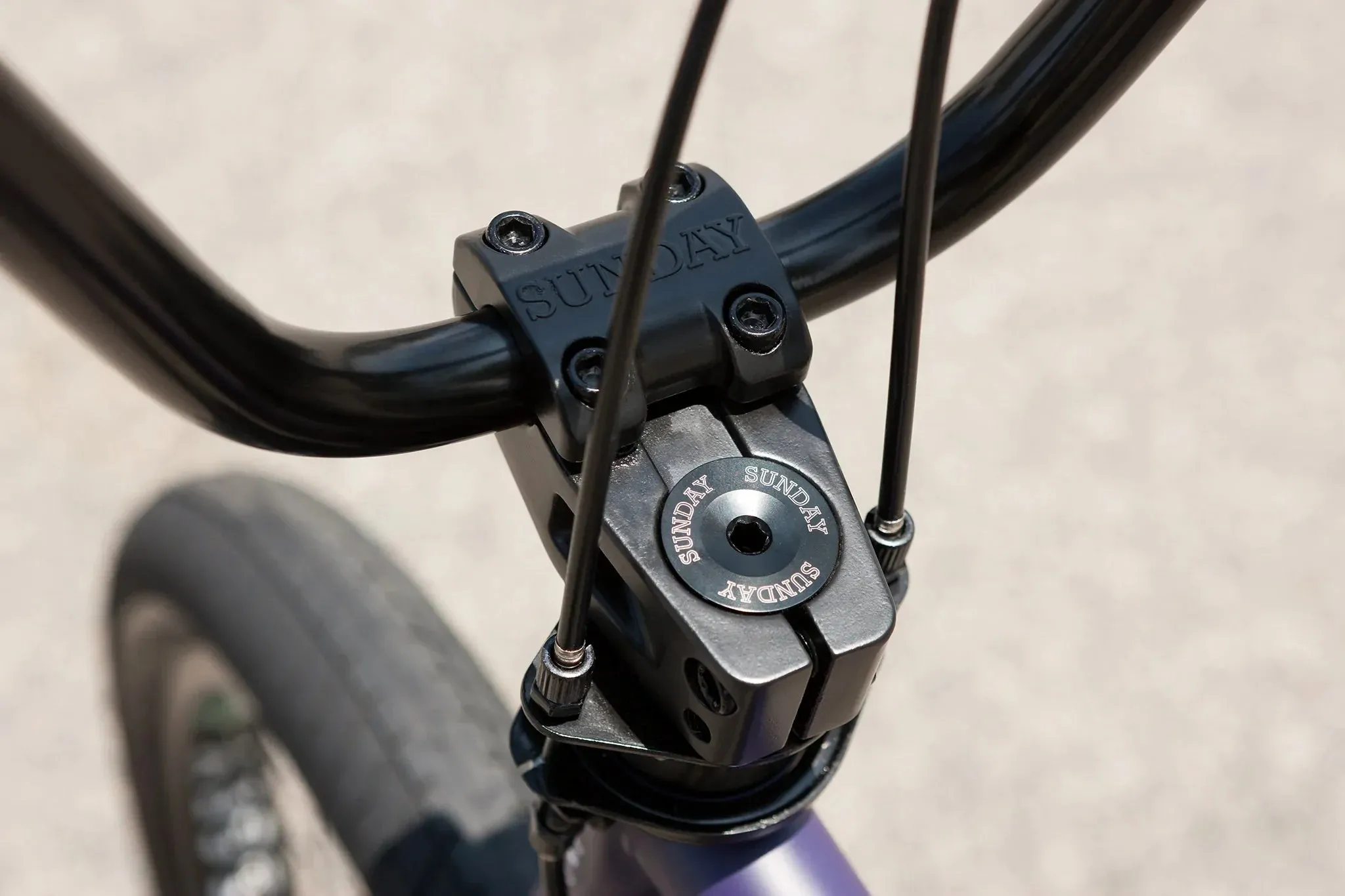Sunday Forecaster Park Maca Perez Grasset Signature 20.5″ Complete BMX Bike - Matte Midnight Purple